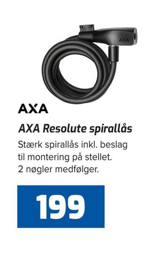 Axa resolute spirallås