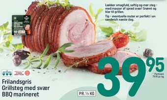 REMA 1000 Frilandsgris grillsteg med svær tilbud