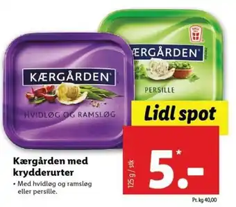 Lidl Kærgården med Krydderurter 125g tilbud