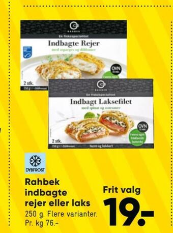 Bilka Rahbek indbagt laks tilbud