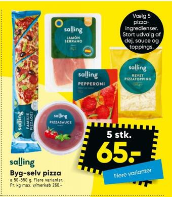 Bilka Salling pizzadej tilbud