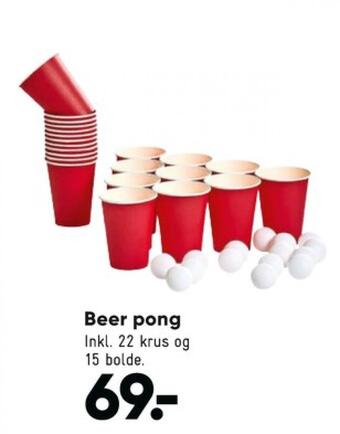 Bilka Ukendt beerpong tilbud