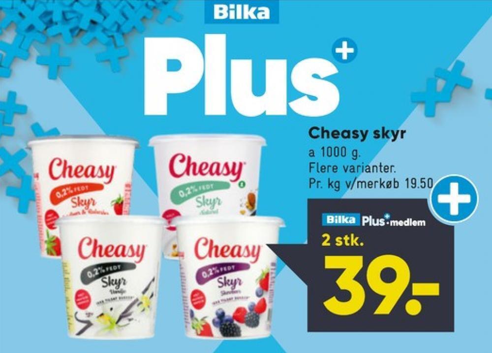 Bilka Cheasy skyr skovbær tilbud