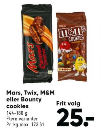 Bilka Mars cookies tilbud