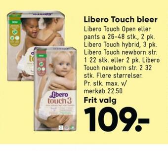 Bilka Touch bleer str 6 13-20 kg tilbud