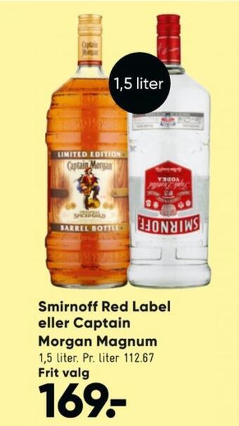 Bilka Smirnoff vodka tilbud