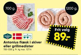 Bilka Antonius flæsk i skiver tilbud