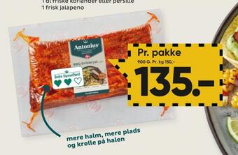 Bilka Antonius grisebryst tilbud