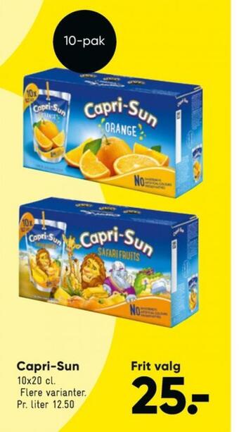 Orange frugtdrik