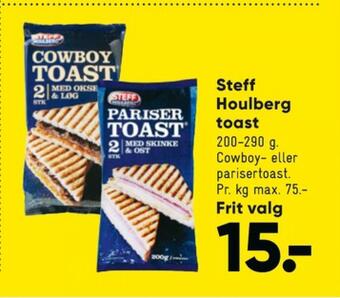 Bilka Steff houlberg parisertoast tilbud