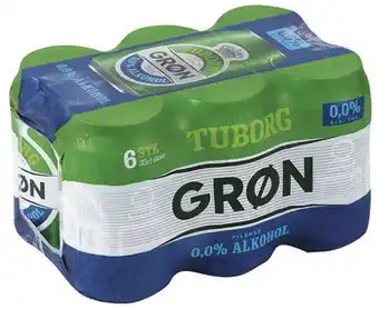 REMA 1000 Tuborg 0,0%, 1.98 l tilbud