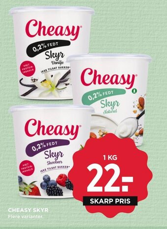 MENY CHEASY SKYR tilbud