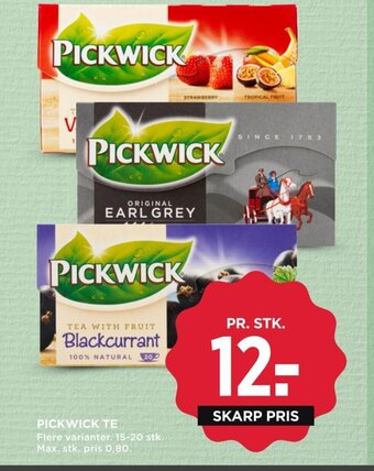 MENY PICKWICK TE tilbud