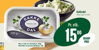 Min Købmand Bakkedal smørbar tilbud