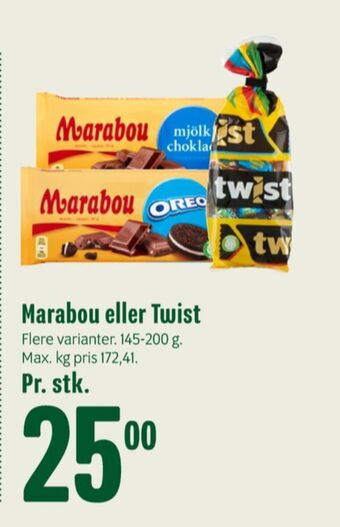 Marabou chokoladeplade mjölk choklad
