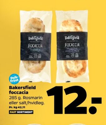 Netto Bakersfield focaccia tilbud