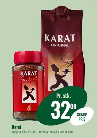 Min Købmand Karat instant kaffe tilbud
