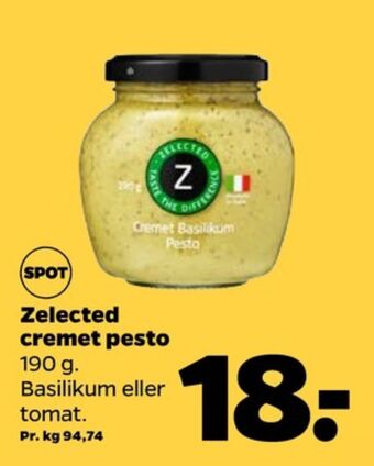 Netto Zelected pesto tilbud