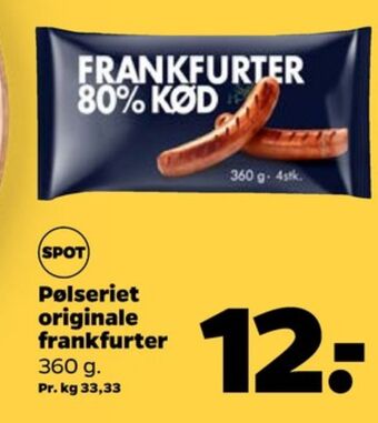 Netto Pølseriet frankfurter tilbud