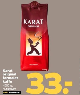 Netto Original kaffe formalet tilbud