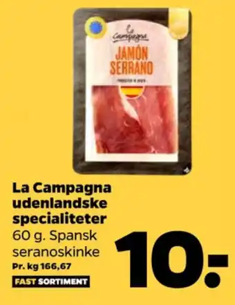 Netto La campagna jamon serrano tilbud