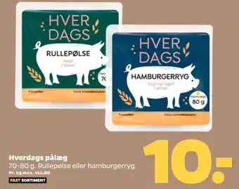 Netto Hverdags hamburgerryg tilbud