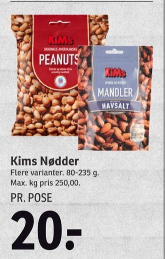 SPAR Kims mandler tilbud
