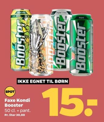 Netto Booster energidrik tilbud