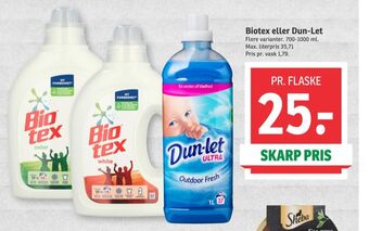 SPAR Biotex vaskemiddel-flydende tilbud