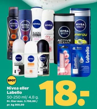 Netto Nivea deospray tilbud