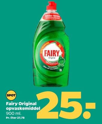 Netto Fairy opvaskemiddel tilbud