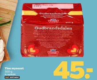 Netto Gudbrandsdalen myseost tilbud