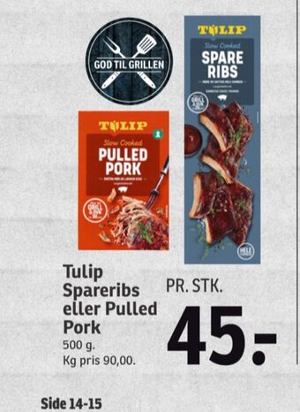 SPAR Tulip spareribs tilbud
