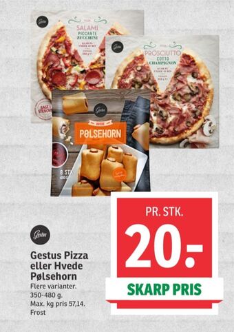 SPAR Gestus pizza tilbud