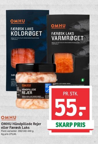 SPAR Omhu laks i skiver tilbud