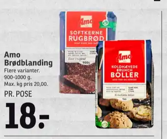 SPAR Amo solsikkerugbrødsblanding tilbud