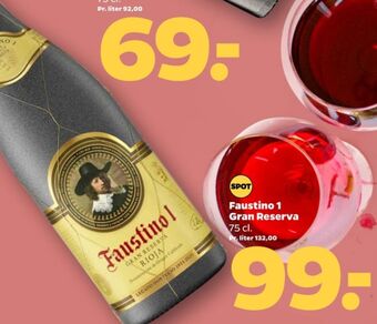 Netto Ukendt spansk rødvin tilbud