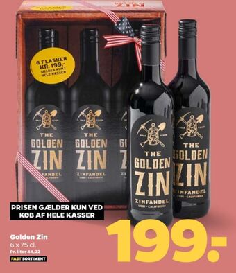 Netto Ukendt californisk rødvin tilbud