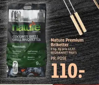 Nature grillbriketter