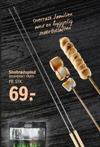 SPAR Ukendt snobrødspinde tilbud