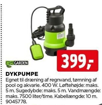 jem & fix DYKPUMPE tilbud
