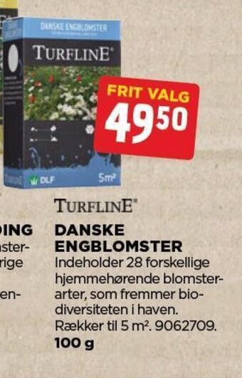jem & fix TURFLINE DANSKE ENGBLOMSTER tilbud