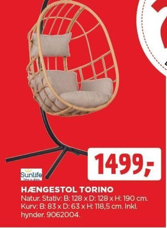 jem & fix HÆNGESTOL TORINO tilbud