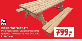 jem & fix BORD/BÆNKESÆT tilbud