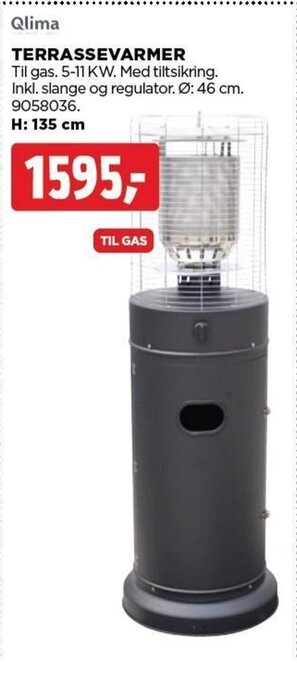 jem & fix Qlima TERRASSEVARMER tilbud