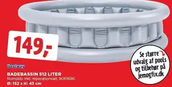 jem & fix Bestway badebassin 512 liter tilbud