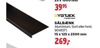 jem & fix Bygtjek sålbænk tilbud