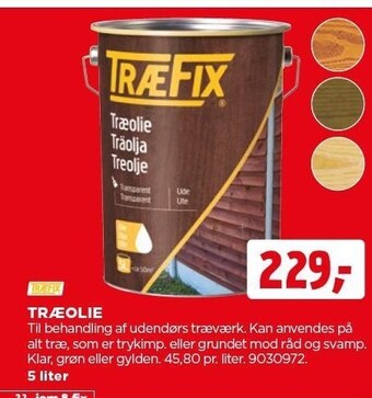 Træfix træolie