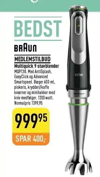 Braun multiquick 9 stavblender