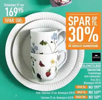 Spar op til 30% på udvalgt hammershøj